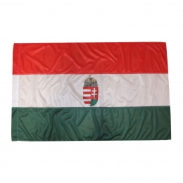  Címeres magyar zászló 90x150 cm Kész zászló